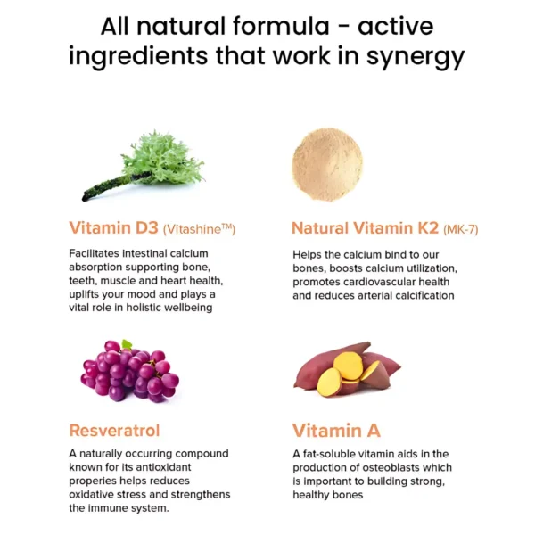 Natural Vitamin D3 Melts Ingredients