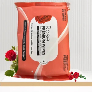 Premium Facial Wipes Rose