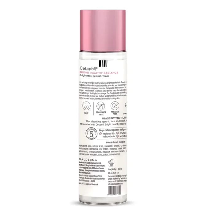 Cetaphil Brightness Refresh Toner Back