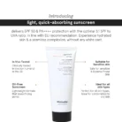 Minimalist Light Fluid Sunscreen SPF50 Features