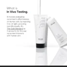 Minimalist Light Fluid Sunscreen SPF50 Testing