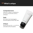 Minimalist Sunscreen SPF50 Benefits