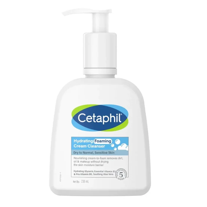 Cetaphil Hydrating Foaming Cream Cleanser